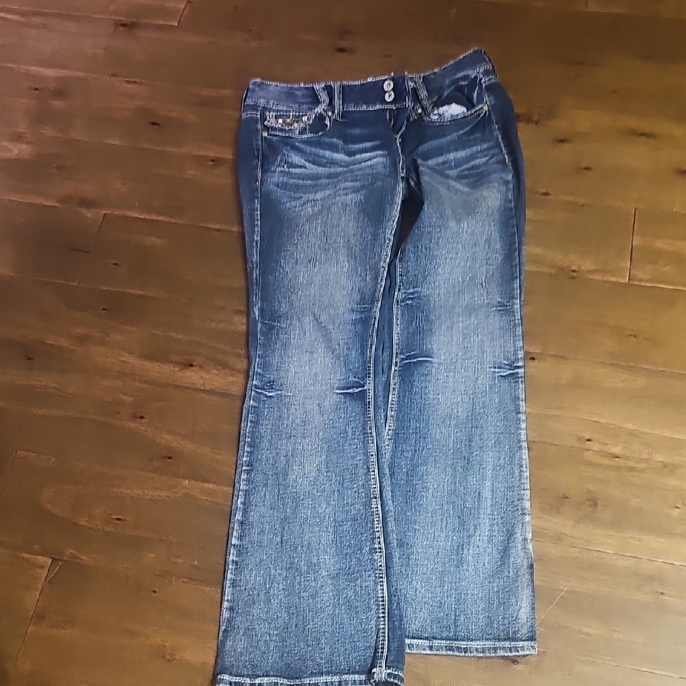 Amethyst Jeans Women's Boot Cut in Classic Blue